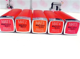 رژ لب میبلین بولد مات Maybelline Bold Matte رنگ Mat1