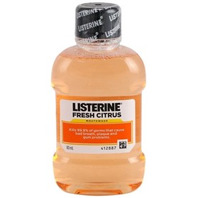 دهانشویه آنتی سپتیک لیسترین Listerine Fresh Citrus حجم 80 میلی لیتر