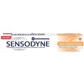 خمیردندان ضد پلاک سنسوداین Sensodyne Soin Controle Plaque حجم 75 میلی لیتر
