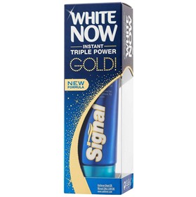 خمیردندان سفیدکننده سیگنال وایت نو گلد Signal White Now Gold حجم 50 میلی لیتر