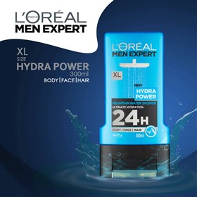 ژل دوش آقایان لورآل سری LOreal Men Expert مدل Hydra Power حجم 300 میلی لیتر