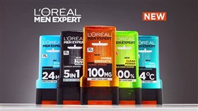 ژل دوش آقایان لورآل سری LOreal Men Expert مدل Total Clean حجم 300 میلی لیتر