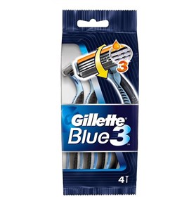 تیغ اصلاح ژیلت مدل Gillette Blue 3 بسته 4 عددی