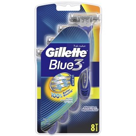 تیغ اصلاح ژیلت بلو تری Gillette Blue 3 بسته 8 عددی