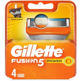 تیغ اصلاح یدک ژیلت فیوژن پاور Gillette Fusion5 Power بسته 4 عددی