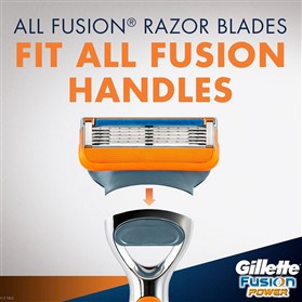 تیغ اصلاح یدک ژیلت فیوژن پاور Gillette Fusion Power بسته 6 عددی
