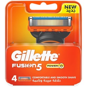 تیغ اصلاح یدک ژیلت فیوژن پاور Gillette Fusion5 Power بسته 4 عددی