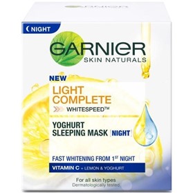 ماسک روشن کننده شب ویتامین C و ماست گارنیه Garnier Light Complete حجم 50 میلی لیتر