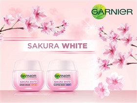 کرم روشن کننده روز شکوفه های گیلاس گارنیه Garnier Sakura White حجم 50 میلی لیتر
