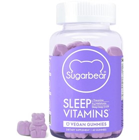 مکمل مولتی ویتامین بهبود خواب شوگربیر Sugarbear Sleep Vitamins تعداد 60 عددی