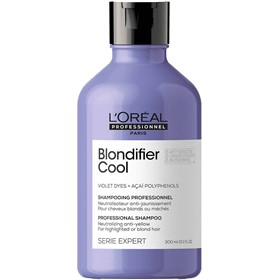 شامپو خنثی کننده موهای بلوند لورال سری اکسپرت LOreal Blondifier Cool حجم 300 میلی لیتر