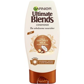 نرم کننده موی مغذی شیر نارگیل و ماکادمیای گارنیه Garnier Wholesome Nourisher حجم 360 میلی لیتر