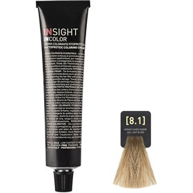 رنگ مو اینسایت مدل Insight Incolor شماره 8.1 بلوند روشن خاکستری