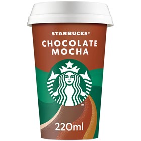 نوشیدنی قهوه سرد موکای شکلاتی استارباکس Chocolate Mocha حجم 220 میلی لیتر